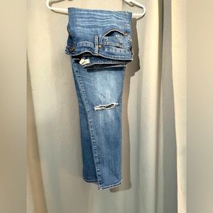 Madewell Curvy highrise skinny crop (Tall)